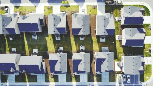 aerial photography houses
