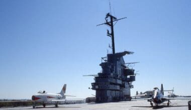 white and black yorktown carrier fighter planes
