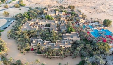 an aerial view of a westgate resort surrounded by palm trees