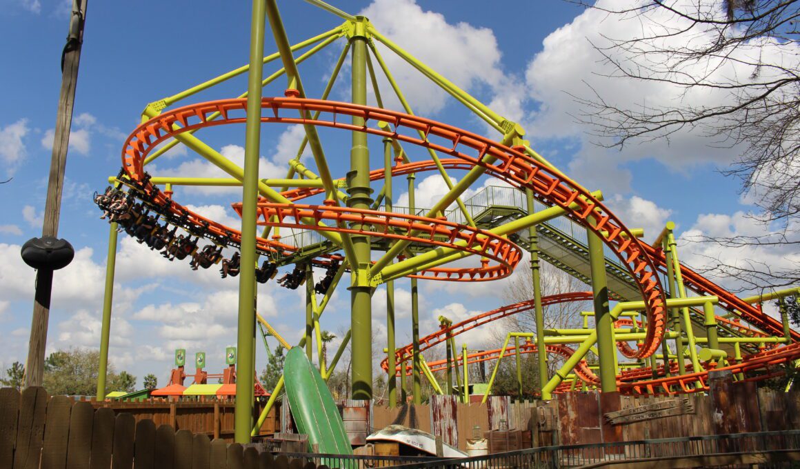 Swamp Thing ride at Wild Adventures